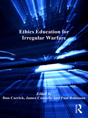 cover image of Ethics Education for Irregular Warfare